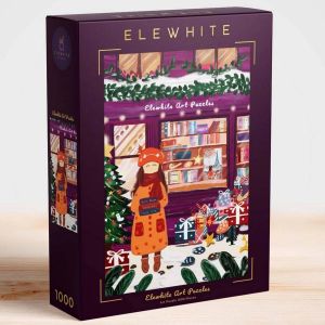 Puzzle 1000 pièces : belle journée hivernale