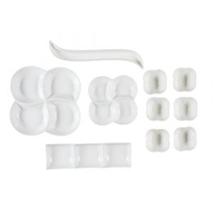 The home deco factory Service de vaisselle sp&eacute;cial ap&eacute;ro 10 pi&egrave;ces