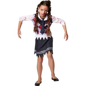 TecTake Dressforfun - Creepy schoolgirl 158 (ages 12 and up) - costume halloween dress up partywear costume carnaval carnaval partywear - 302209