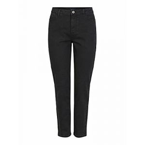Pieces Jeans Kesia Mom High Waist Ankle M Black Denim