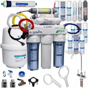 Viva Osmoseur domestique 8 &eacute;tapes de filtration RO8 AQUA VITA BIO GRD + 3 jeux de cartouches (12 pi&egrave;ces)