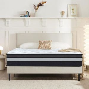 Matelas 140x200 cm-&eacute;paisseur 26 cm- Ressorts ensach&eacute;s + Mousse &agrave; m&eacute;moire de forme-Tr&egrave;s r&eacute;sistant-fermes et confortables