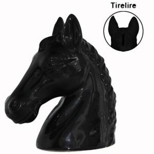 STC Tirelire cheval noir