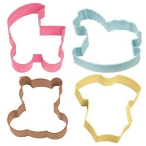 Wilton Emporte-pièce métal thème bébé set/4