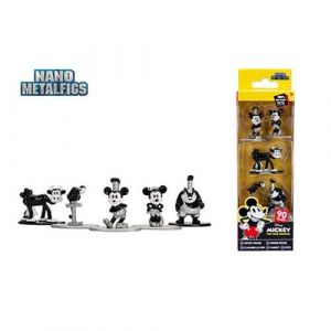 Jada Disney Pack 5 Figurines Diecast Nano Metalfigs Mickey's 90th 4 Cm