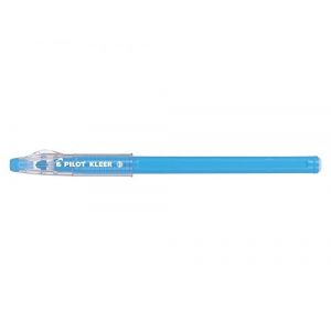 Pilot Stylo Bille à Capuchon KLEER Effaçable Pte Fine Turquoise