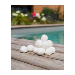 EDG BALLES FILTRANTES - SPÉCIALES FILTRATION - POUR FILTRE PISCINE – 700G – EQUIVALENT 25KG SABLE