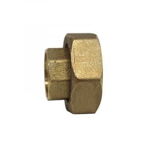 Arcanaute Raccord Union Droit 2 pièces Femelle/Femelle douille 3/4'' (20/27) - écrou Ø1''1/4 (33/42) (à joint plat)