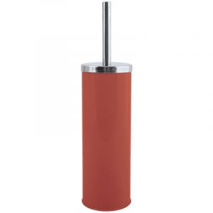 MSV Brosse Wc avec support Inox & Acier Terracotta
