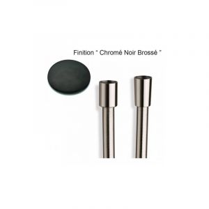 Cristina Ondyna FLEXIBLE LISSE 150 CM CHROME NOIR BROSSE PD05175