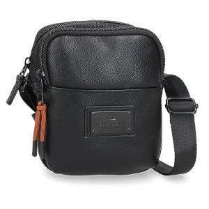 Pepe Jeans Egham petit sac ? bandouli?re ? deux compartiments noir