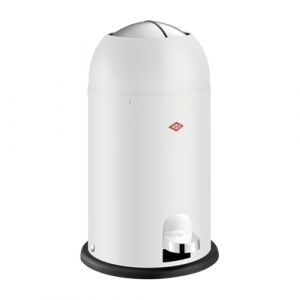 Wesco Poubelle &agrave; p&eacute;dale &laquo; Kickmaster Junior &raquo; blanc mat
