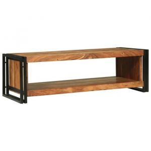 VidaXL Table basse Marron 120 x 50 x 38 cm Bois d'acacia massif