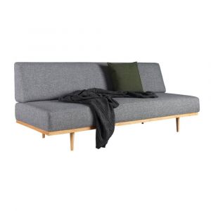 Image de INNOVATION Canapé design scandinave VANADIS convertible lit 90*200 cm tissu Twist_Charcoal