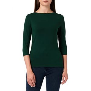 Vero Moda VMPANDA Modal 3/4 Top JRS Noos T-Shirt Manches Longues, Vert pin, M Femme