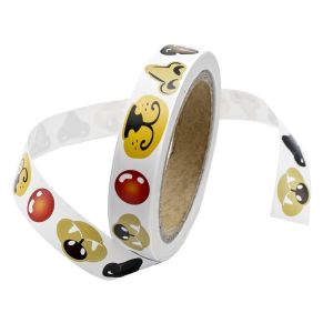 Eduplay Autocollants nez sur rouleau set de 600