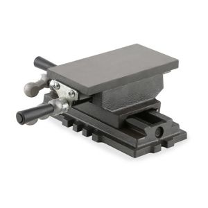 Image de Eberth 3" &Eacute;tau &agrave; croix pour perceuse avec Plaque de fraisage (2-Axes, 165 x 83 mm Plaque de travail, 85 mm Hauteur de travail)