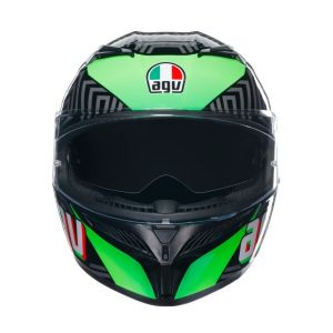 AGV K3 Kamaleon Black/Red/Green 2XL Casque