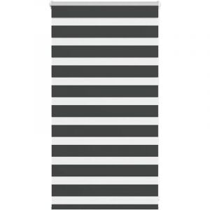 VidaXL Store zèbre noir 80x100 cm largeur du tissu 75,9 cm polyester