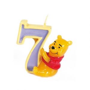Procos Bougie Winnie l'ourson et amis numéro 7
