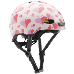 Image de Nutcase Casque Little Nutty Love Bug Blanc et Rose Taille XS