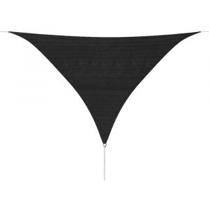 Voile d'ombrage parasol en PEHD triangulaire 5 x 5 x 5 m anthracite 02_0008595