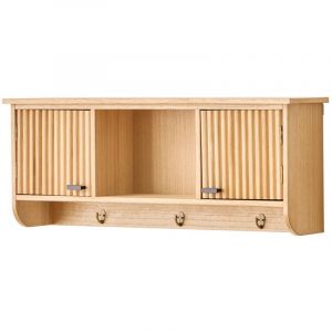 Porte-Manteau Mural en Bois 2 Portes - Nordlys