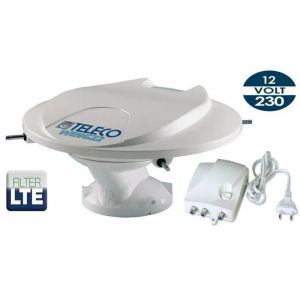 Antenne Tv Omnidirectionnelle Wing22 Avec Amplificateur At412 5g, C&acirc;ble Coaxial De 5m - Teleco