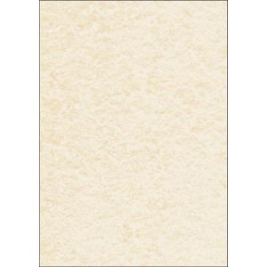 Sigel DP655 - Etui de 50 feuilles de carte structur&eacute;e perga champagne, A4, 200 g/m&sup2;