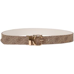 Guess Ceinture Calista 4G Femme Beige