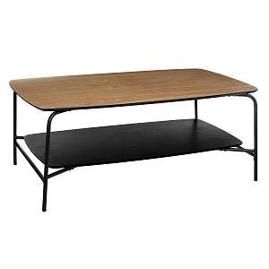 Image de Atmosphera Table Basse Design "Akita" 110cm Naturel & Noir