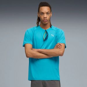 Puma Velocity Tee Maillot De Course Hommes - Bleu, Taille S