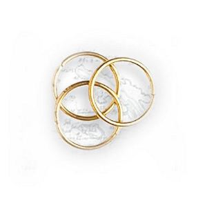 Artesania Anneaux en laiton diamètre 10 mm pour maquette en bois