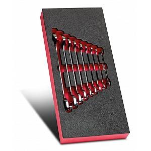 Facom Module mousse 9 clés à fourches de 6 à 24 mm _ MODM.44-1,