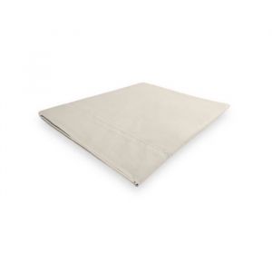 Soleil d'Ocre Drap plat Camille - Coton percale - 180 x 290 cm - Ecru