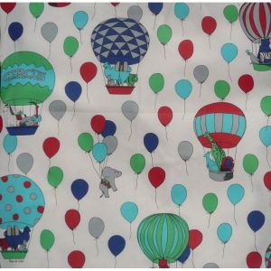 Fleur de Soleil Nappe Enduite Ronde Ou Ovale Cirque Bleu