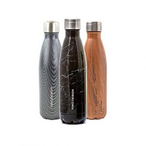 Image de Yoko Design Bouteille 500 ml isotherme marbree noire