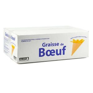 Graisse de boeuf 10kg - Carton de 10kg
