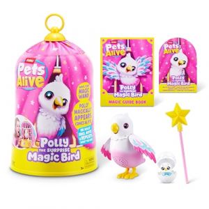 Zuru Pets Alive Polly The Magic Bird de, Robot Oiseau de Compagnie, Rose