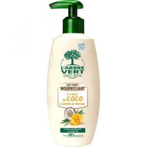 L'Arbre Vert Lait Corps Nourrissant à l'Huile de Coco & Beurre de Mangue - 250 ml