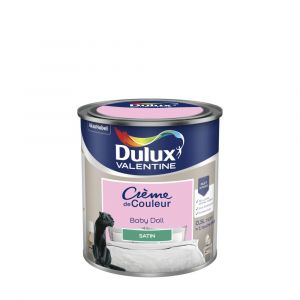 Dulux Valentine Peinture Crème De Couleur Satin Baby Doll 0.5 L