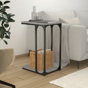 VidaXL Table d'appoint Sonoma gris 40x30x60 cm Bois d'ingénierie