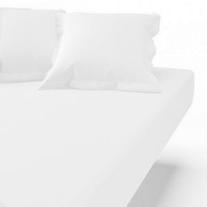 Drap-housse polycoton TERTIO - Blanc
