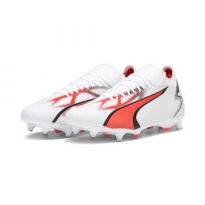 Image de Puma Homme Ultra Match Mxsg Chaussure de Football, Black Fire Orchid, 42.5 EU