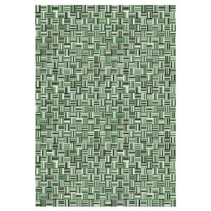 Image de Décoweb Tapis de jardin - Broc Arty - Tissage vert - 80 x 150 cm