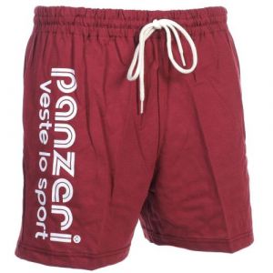 Image de Panzeri Short Uni a grenat jersey short - Couleur EU S,EU M,EU L,EU XL,EU XS - Taille Rouge