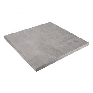 Oviala Plateau de table carré stratifié 60 x 60 cm béton ciré