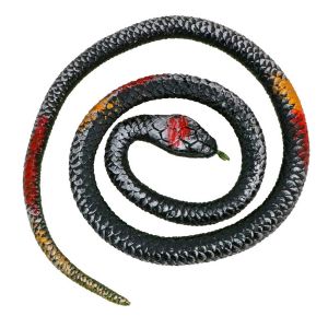 Ruedelafete Décoration Serpent en caoutchouc étirable 77cm