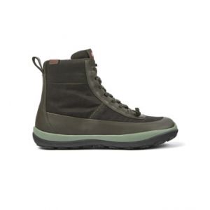 Camper Pour femme. Chaussures Peu Pista PrimaLoft en cuir vert