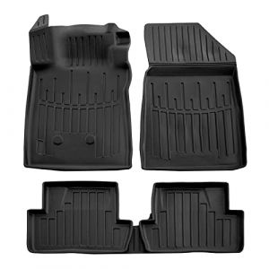 Tapis de sol 3D - SCOUTT - Renault Clio 3 - Caoutchouc Premium - Antidérapant - Sur mesure